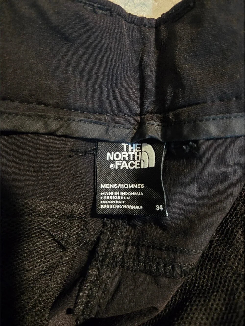 The North Face Men's Black Nylon Outdoor Pants Size 34